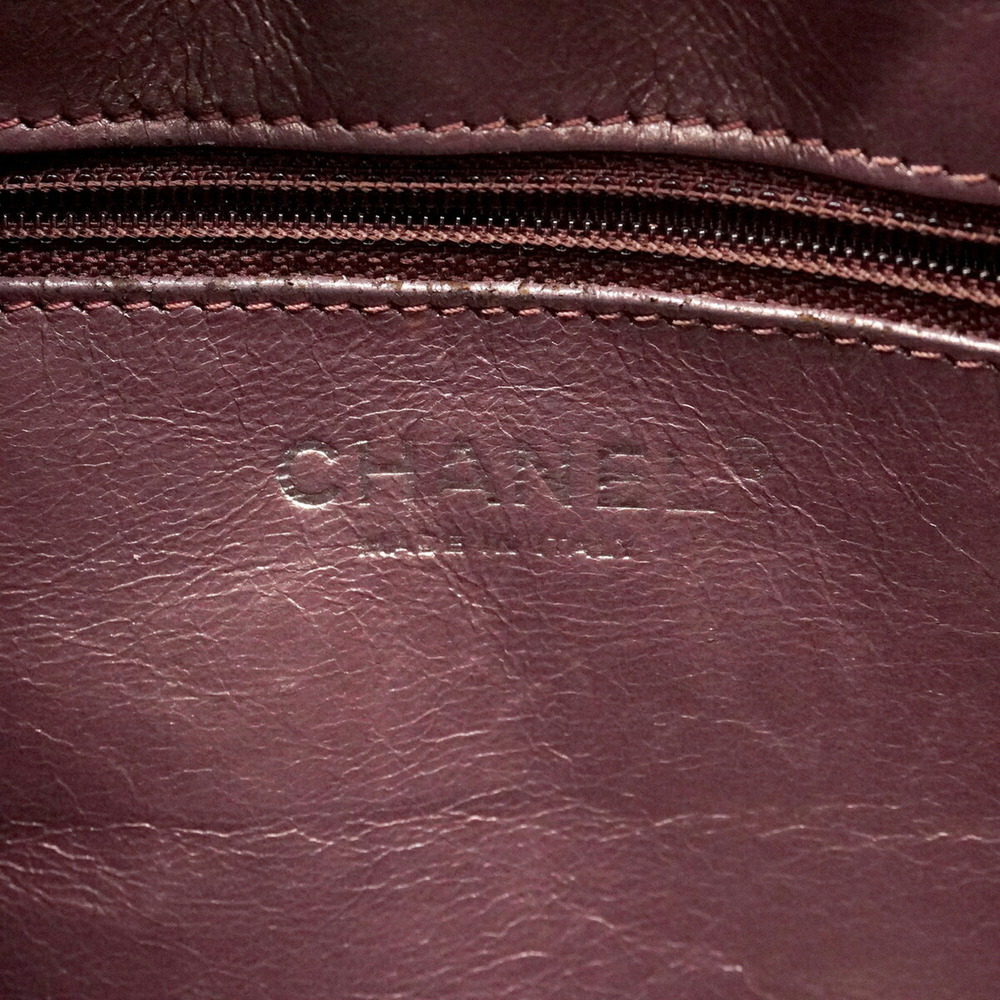 Chanel Shoulder Bag 2.55 Matelassé Chain Leather Metallic Pink Women's OP025751 - Picture 5 of 10